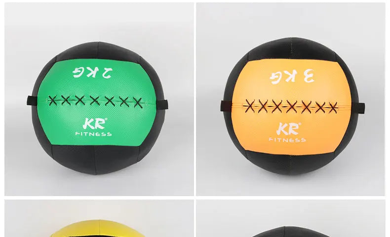 Fitness PU Soft Medicine Balls Gym Snatch Wall Ball Gravity Ball For Crossfit Balance Training Diameter 35cm Empty Workout Balls