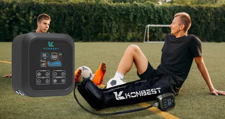Air Pressure Leg Massager Pressotherapy Compression Boots 4 Chamber 260 mmHg Fast Recovery Lymphatic Drainage Physiotherapy