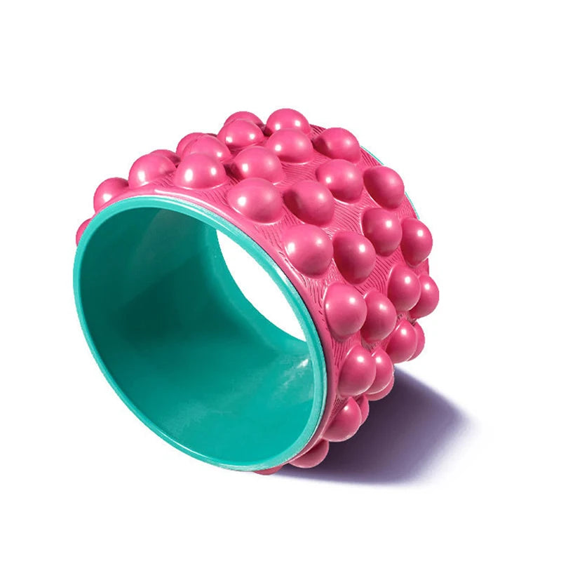 Back Roller Myofascial Release Trigger Point Yoga Wheel Foam Roller for Treating Back Pain Deep Tissue Massage Exercise Tool