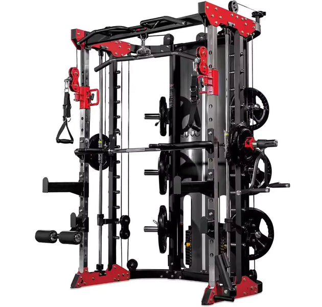 Custom-designed New Model Wholesale Price Commercial Multi-Function Fitness Equipment Smith Machine Squat Rack Multi-Gym