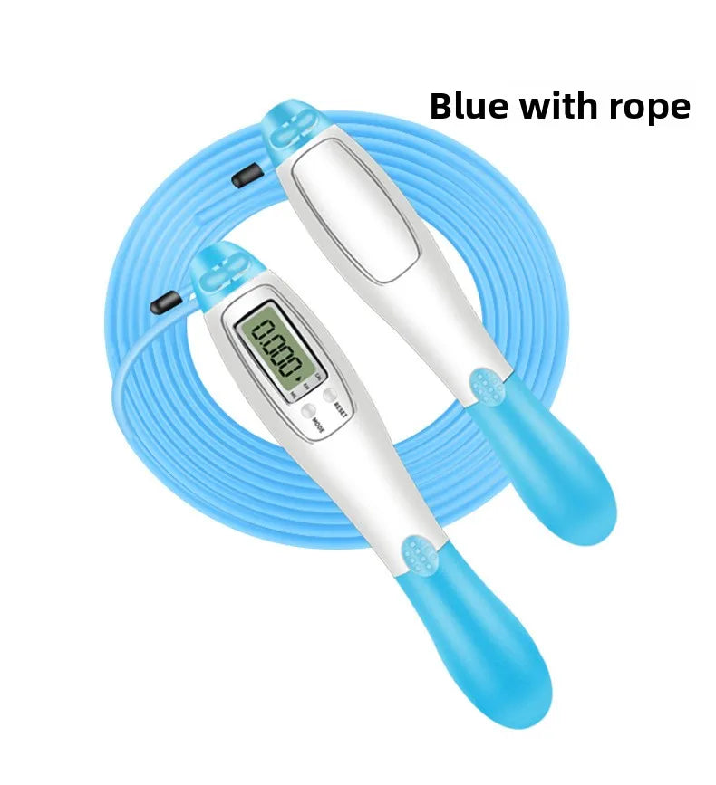Electronic Counting Rope Skipping Speed Steel Wire Cordless Dual-use Smart Aerobic for Primary and Secondary School Students