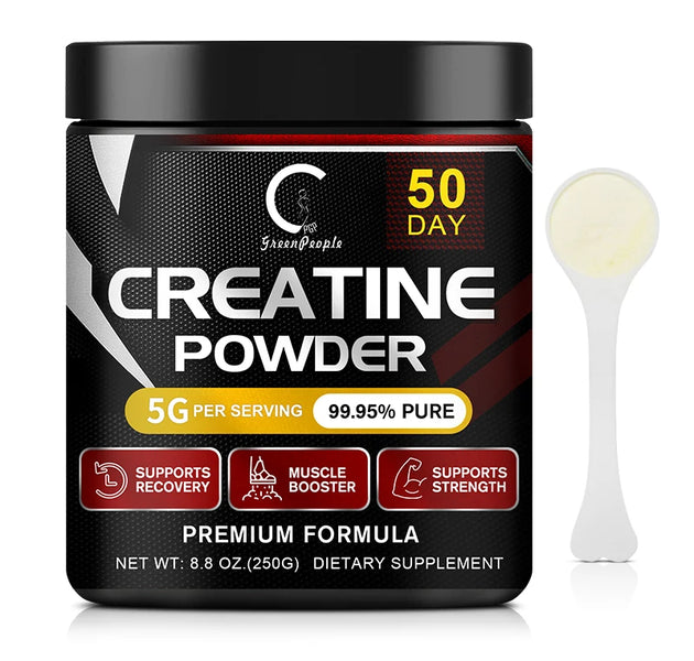GPGP GreenPeople Creatine Monohydrate Powder Creatine Powder Muscle Recovery Muscle Builder for Men & Women Workout Supplements