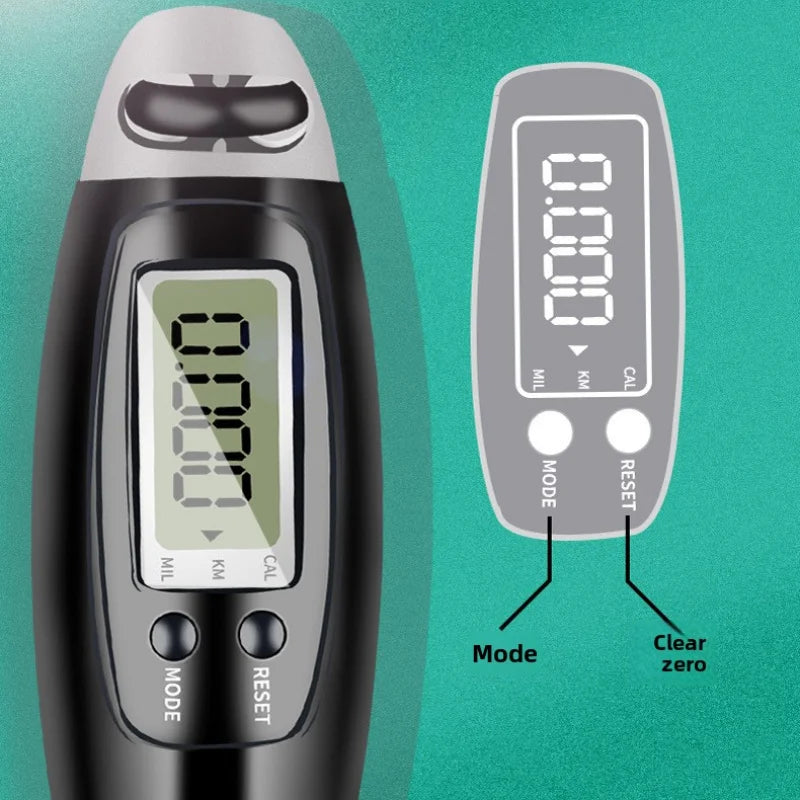 Electronic Counting Rope Skipping Speed Steel Wire Cordless Dual-use Smart Aerobic for Primary and Secondary School Students