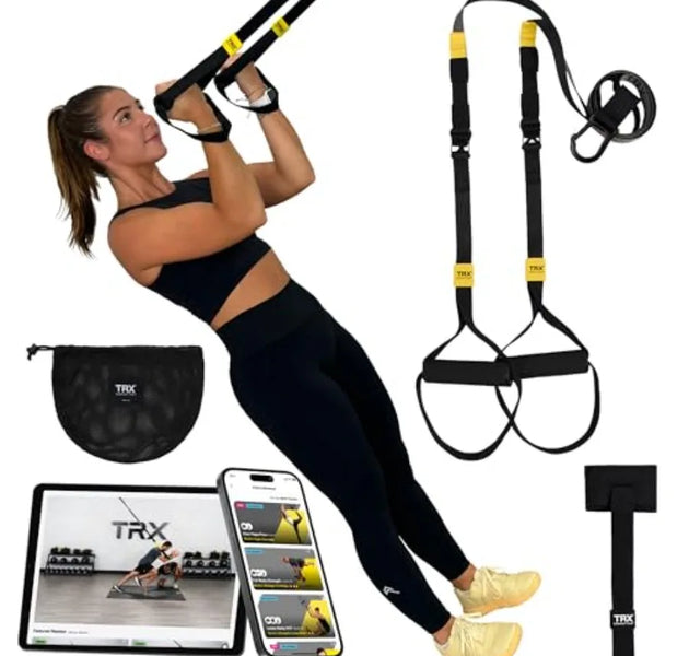 TRX GO Suspension Trainer At Home Portable Gym Workout For Strength Training Full Body Exercise Equipment