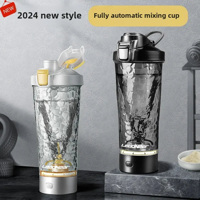 New Electric Protein Powder Mixing Cup Automatic Shaker Bottle Shake Bottle Milk Coffee Protein Water Bottle Kitchen Accessories
