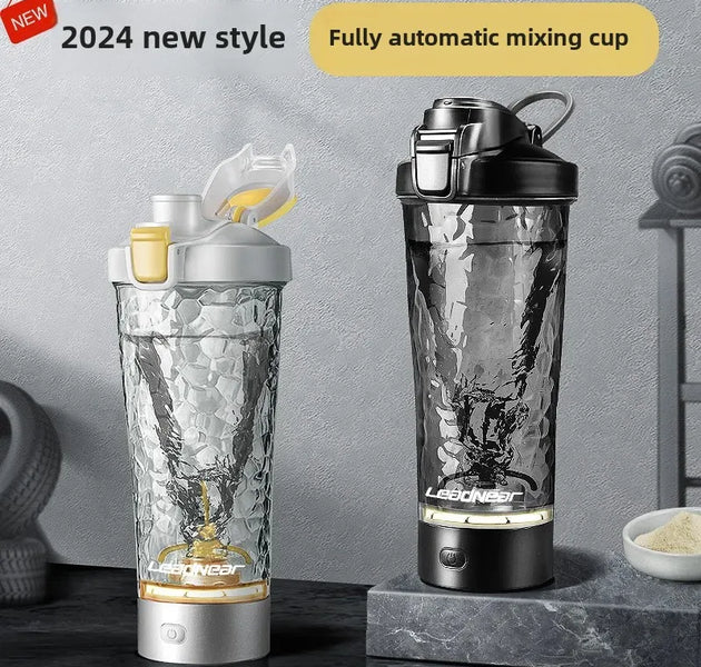 New Electric Protein Powder Mixing Cup Automatic Shaker Bottle Shake Bottle Milk Coffee Protein Water Bottle Kitchen Accessories