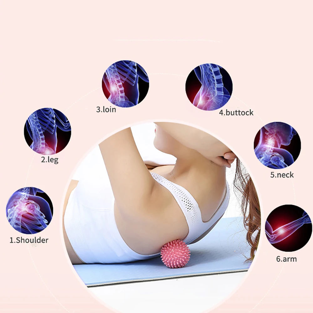 Multiple Colors Massage Ball Massager Spiky Deep Tissue Trigger Point Muscle Recovery Pain Relief Durable Hedgehog Fascia Ball