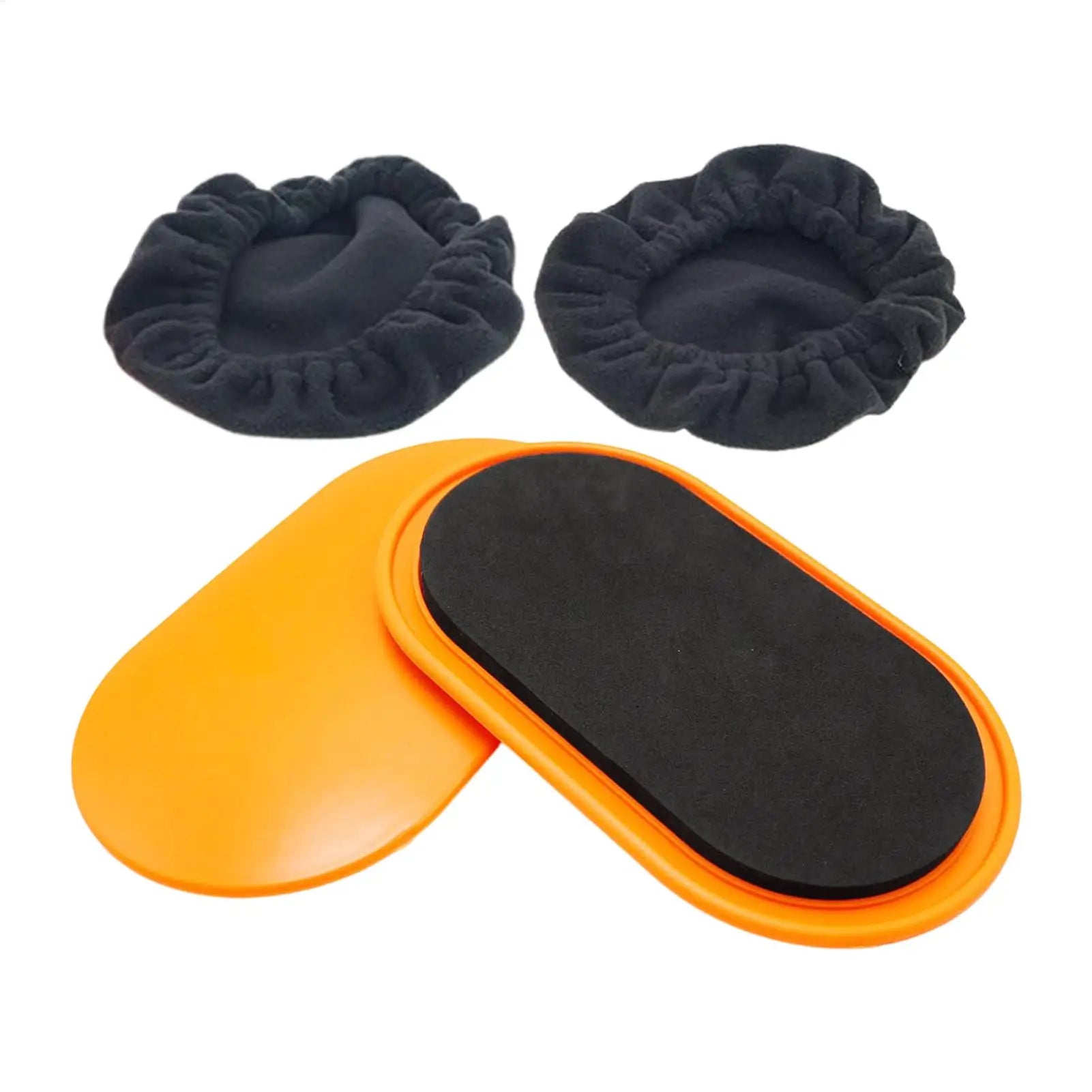 Core Sliders Oval Shape Fitness Gliders Sliding Discs Exercise Sliders for Women Men Home Bedroom Floor Gym Indoor Daily Routine