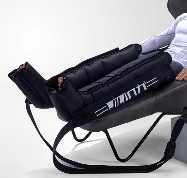 JILI Air Compression Foot  Massager Leg Recovery Boots Blood Circulation Pressotherapy Relax Muscles Lymphatic Drainage 6Cavity