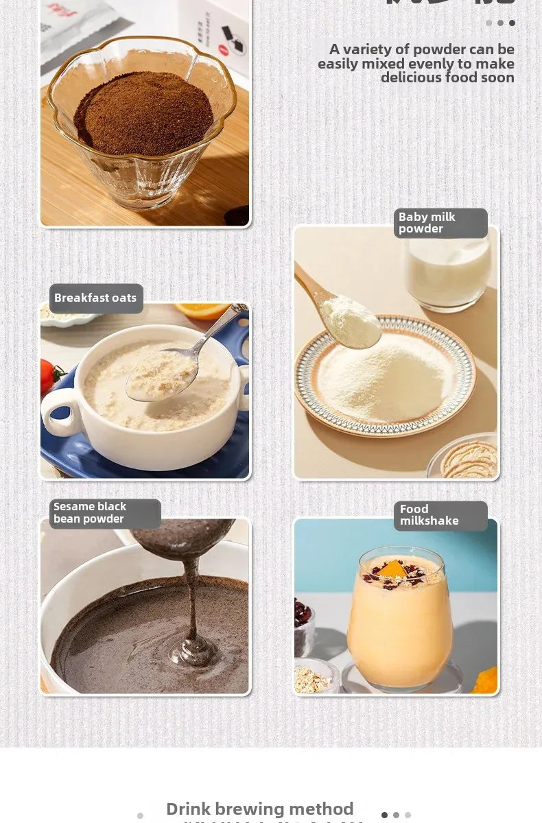 New Electric Protein Powder Mixing Cup Automatic Shaker Bottle Shake Bottle Milk Coffee Protein Water Bottle Kitchen Accessories