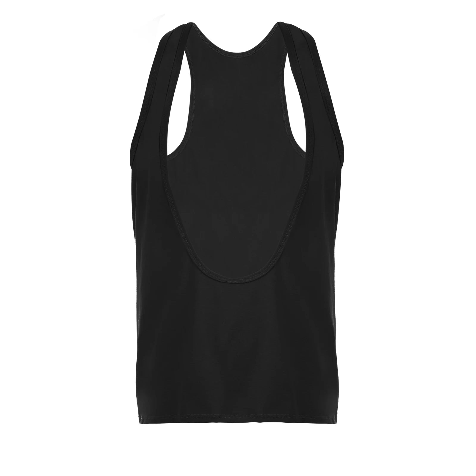 Muscle Tank Vest Men's Sports Sleeveless Shirts Sexy Deep V Neck Loose Summer Vests Solid Color T Shirts Fitness Gmy Tops