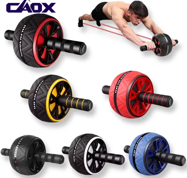 CAOX Ab Roller Wheel For Abs Core Workout Non-Slip Home Gym Fitness Equipment Men Women Abdominal Training Exercise