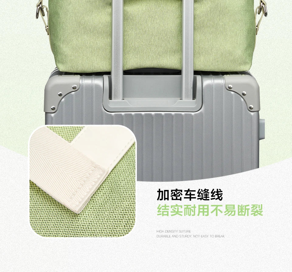 LEE Waterproof Ladies Weekend Travel Bag Women Medium Size Overnight Luggage Duffel Bag High Quality Gym Fitness Handbag School