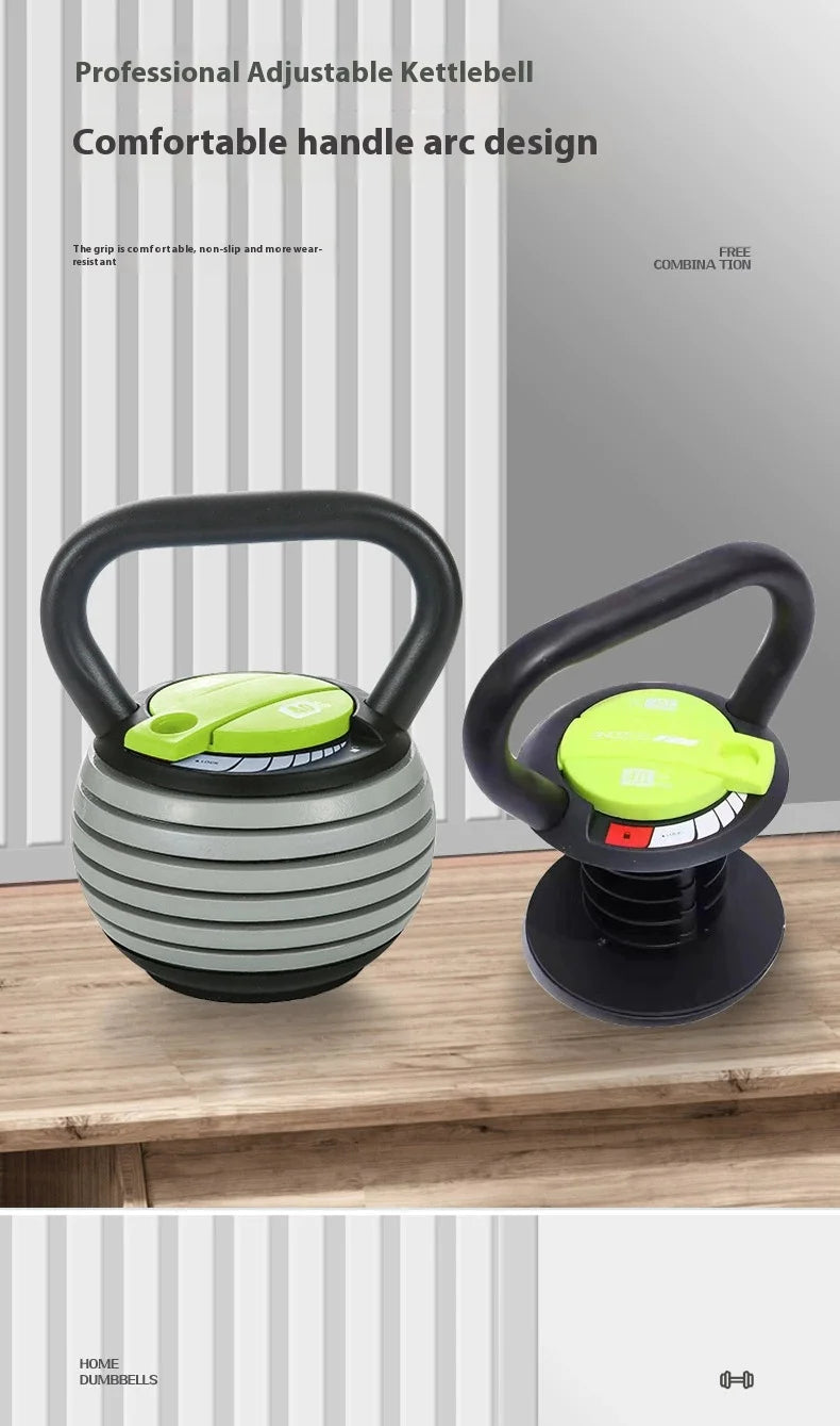 Adjustable Gym Free Weight Kettlebell Set 20 Pounds/40 Pounds Dumbbells