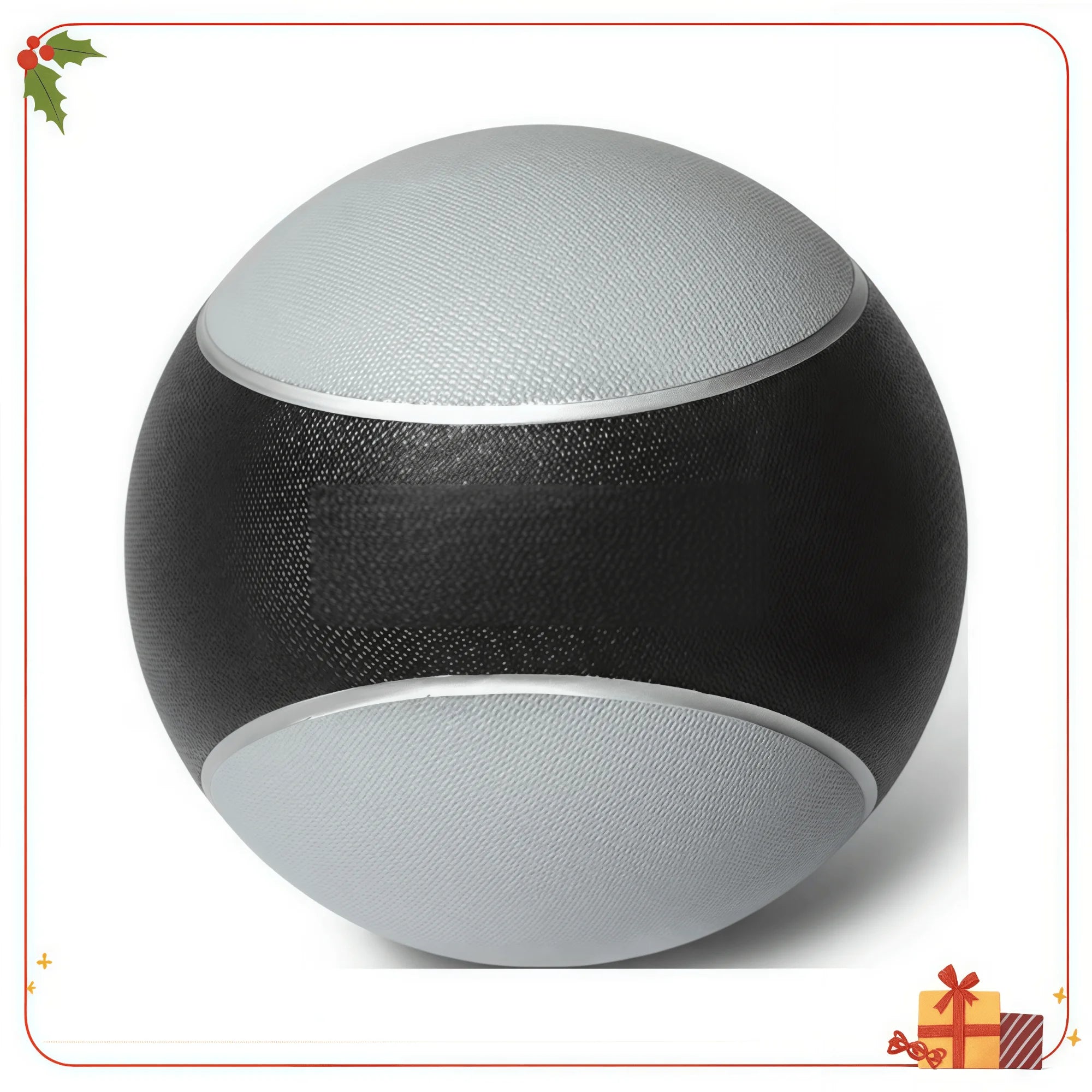 12lb Rubber Medicine Ball, Textured Grip for Strength Training, CrossFit & Gym Workouts, Durable & Bounce Resistant