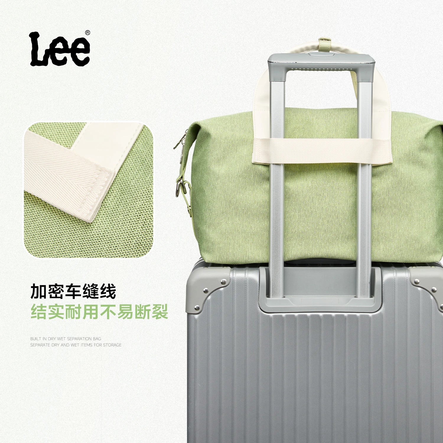 LEE Waterproof Ladies Weekend Travel Bag Women Medium Size Overnight Luggage Duffel Bag High Quality Gym Fitness Handbag School