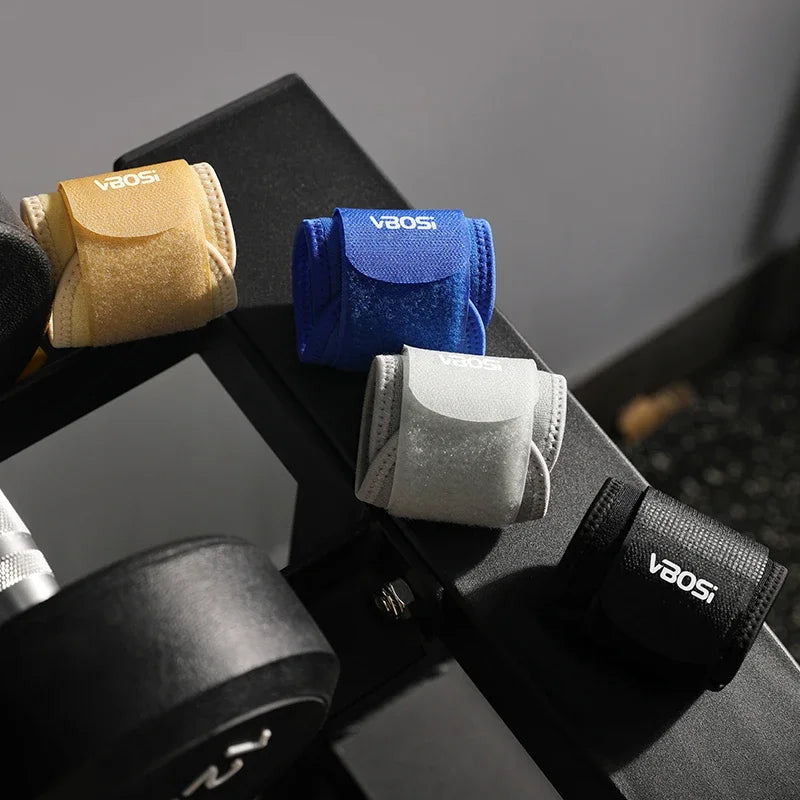 1 Piece Unisex Elastic Wrist Wraps Weight Lifting Brace Guard Band for Gym Fitness Protection Barbell Strap