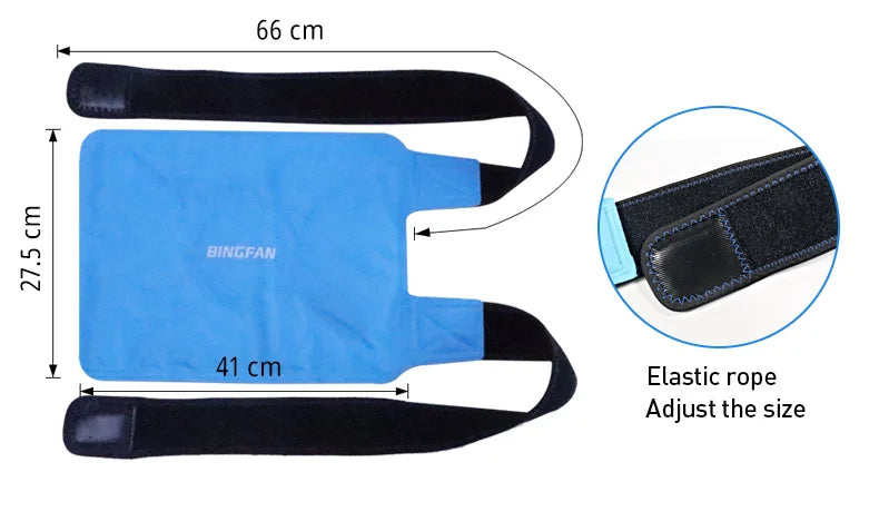 Ice Pack Knee Pain Relief Reusable Gel Ice Wrap Leg Injuries Swelling Knee Replacement Surgery Cold Compress Tool