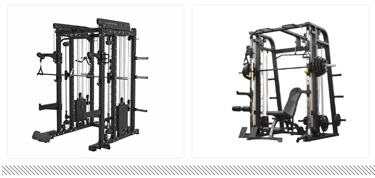 Custom-designed New Model Wholesale Price Commercial Multi-Function Fitness Equipment Smith Machine Squat Rack Multi-Gym