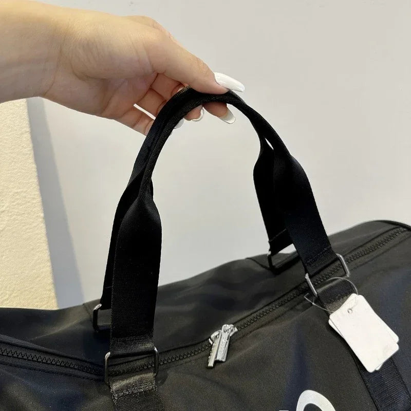 Men's fitness bag, women's portable training bag, large capacity business travel bag, dry wet separation sports shoe box