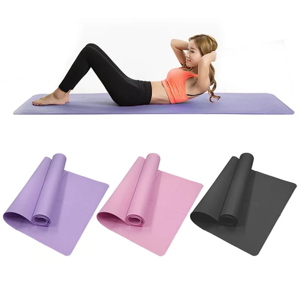 4MM Thick EVA Yoga Mats Anti-slip Sport Fitness Mat Blanket For Exercise Yoga And Pilates Gymnastics Mat Fitness Equipment