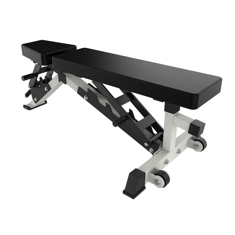 Commercial Stainless Steel Adjustable Weight Dumbbell Bench for Back & Triceps Training-Universal Gym Equipment