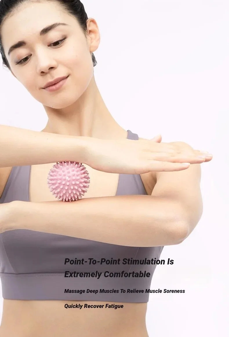 2/4/6Pcs Sport Massage Ball Massager Spiky Deep Tissue Trigger Point Muscle Recovery Pain Relief Durable Hedgehog