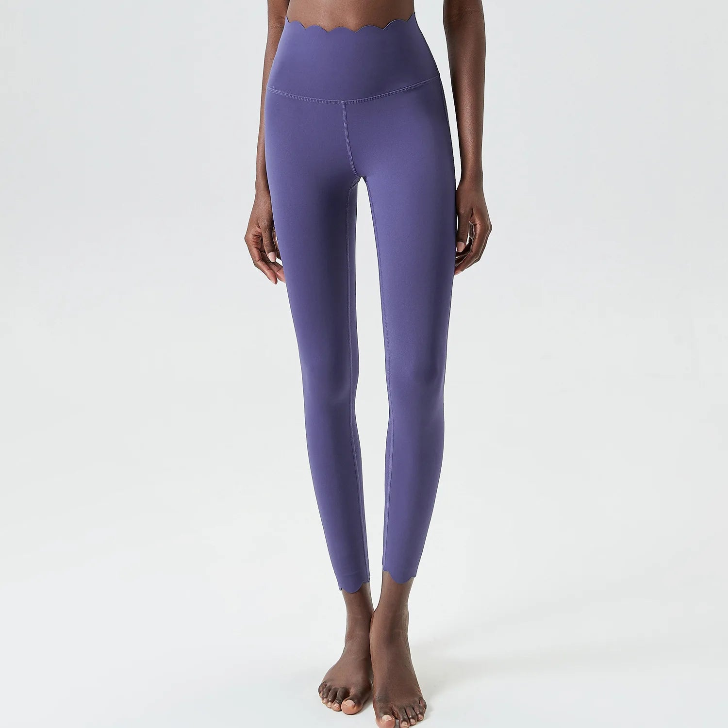High Waist Sports Leggings Women Solid Color Stretchy Soft Yoga Pants Close Fit Breathable Gym Tights Female Running Sportswea
