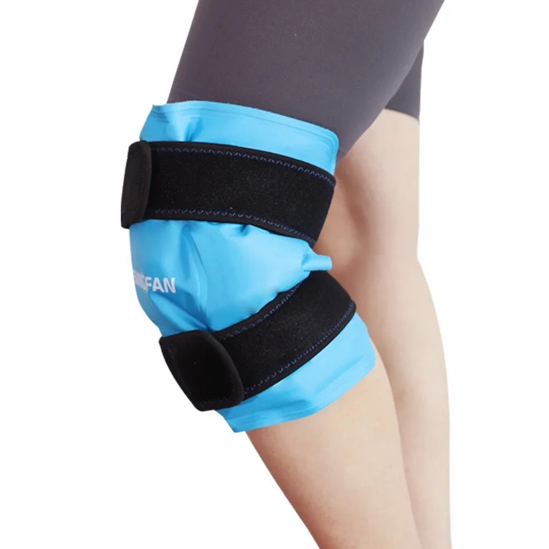 Ice Pack Knee Pain Relief Reusable Gel Ice Wrap Leg Injuries Swelling Knee Replacement Surgery Cold Compress Tool