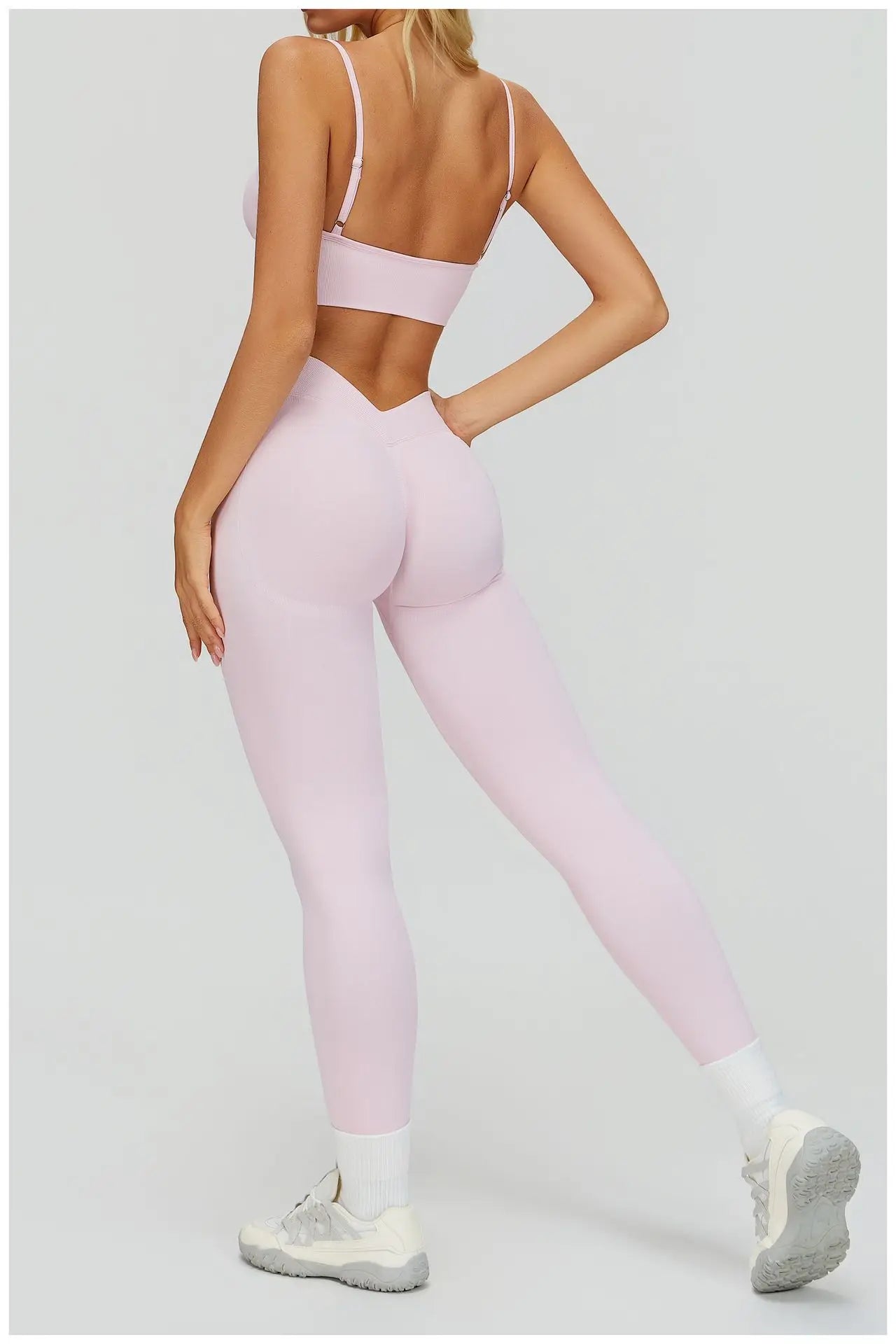 2/3PCS Seamless Yoga Set Gym Workout Suits Athletic Wear Women Legging Fitness Bra Crop Top Long Sleeve Sports Suits Sportswear