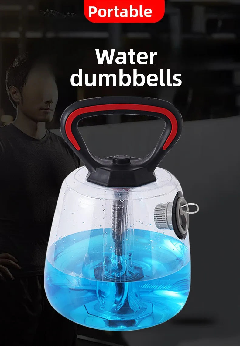 PVC Water Kettlebell for Men Women Arm Lifting Fitness Equipment