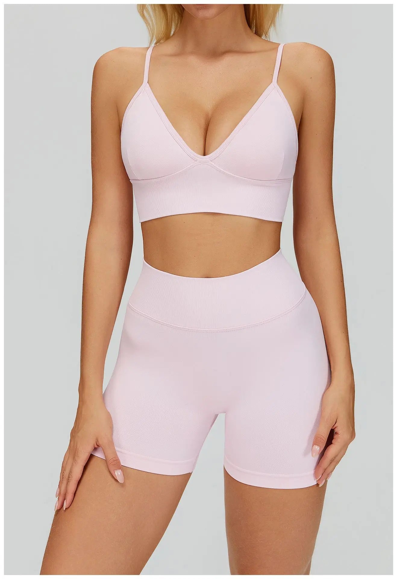 2/3PCS Seamless Yoga Set Gym Workout Suits Athletic Wear Women Legging Fitness Bra Crop Top Long Sleeve Sports Suits Sportswear