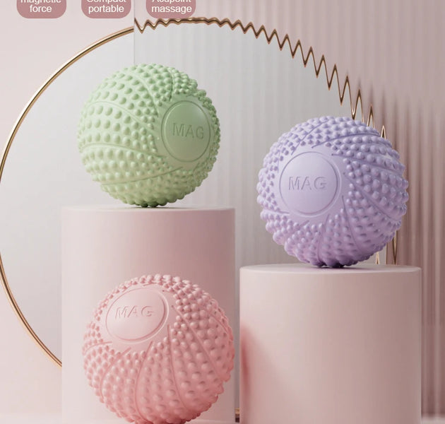 7cm Hand Magnetic Therapy Spiky Hand Foot Massage Ball Relax Body Reduce Pressure Pocket Massager Health Care Tool