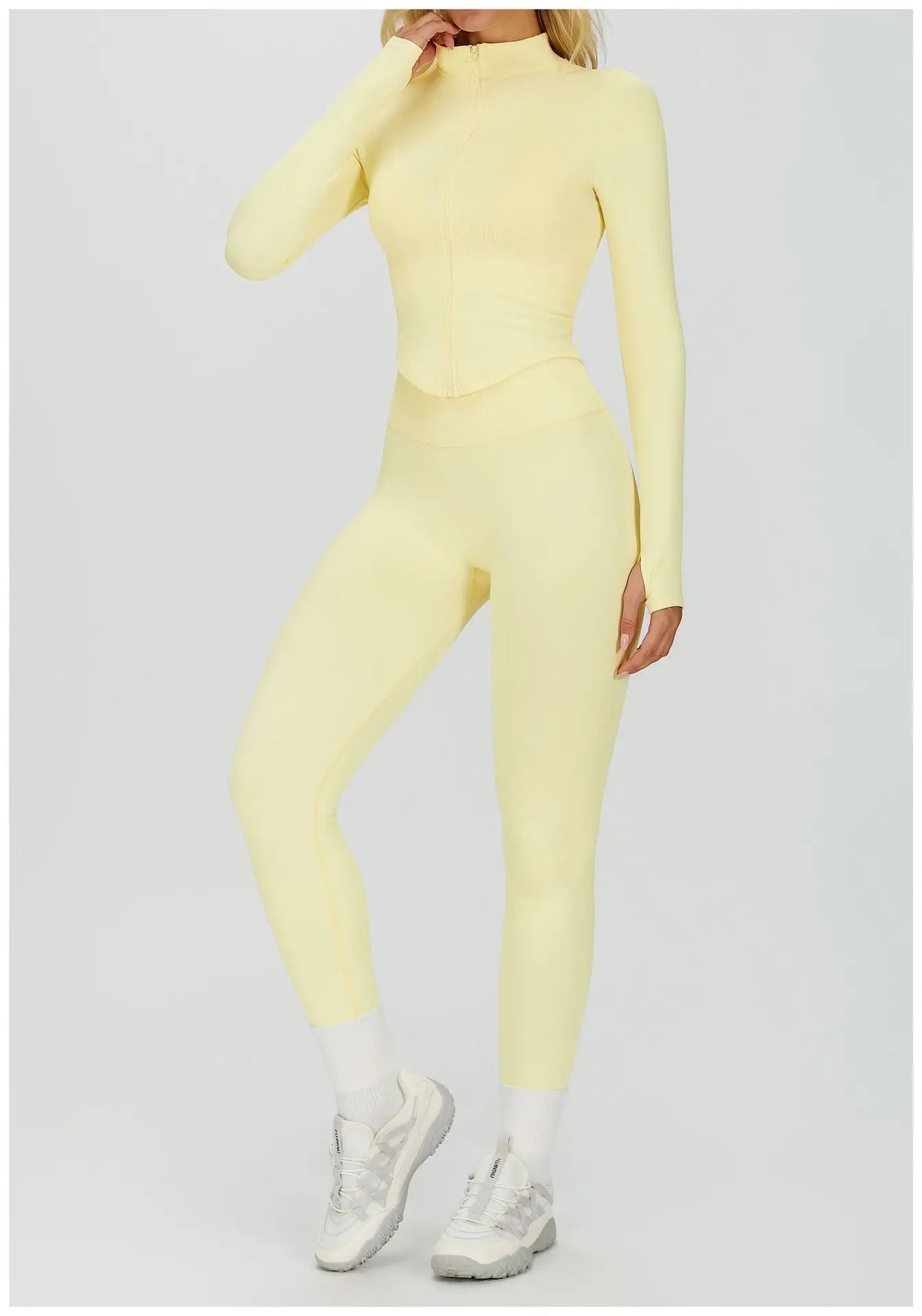 2/3PCS Seamless Yoga Set Gym Workout Suits Athletic Wear Women Legging Fitness Bra Crop Top Long Sleeve Sports Suits Sportswear