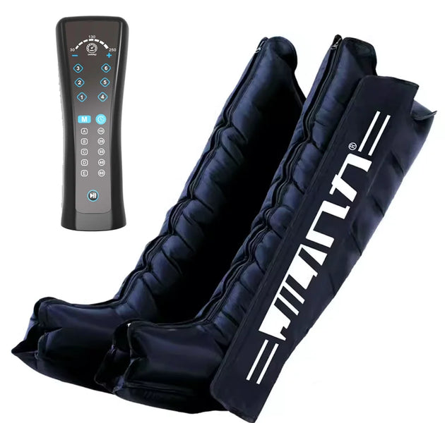 JILI Air Compression Foot  Massager Leg Recovery Boots Blood Circulation Pressotherapy Relax Muscles Lymphatic Drainage 6Cavity