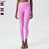 High Waist Sports Leggings Women Solid Color Stretchy Soft Yoga Pants Close Fit Breathable Gym Tights Female Running Sportswea