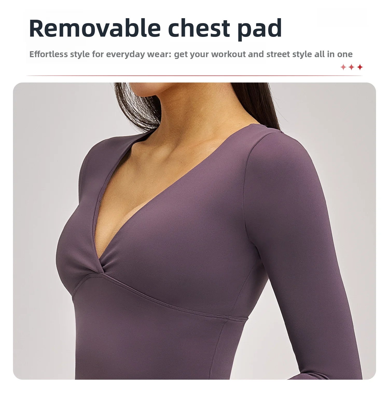 JUREN Yoga Long Sleeve Workout Top Gym Pilates Clothes Women Active Wear Sports Shirt Elastic Fitness Yoga Casual Running Shirts