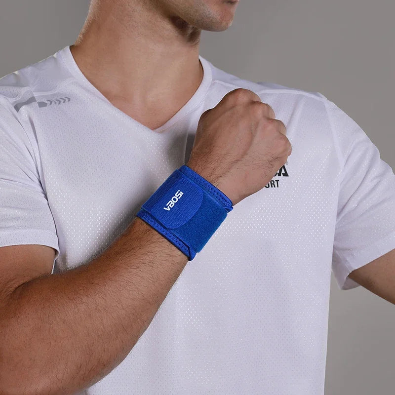 1 Piece Unisex Elastic Wrist Wraps Weight Lifting Brace Guard Band for Gym Fitness Protection Barbell Strap
