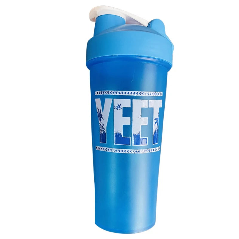 Jey Uso YEET Shaker Bottle Blue Orange 26oz 750ml Bloodline USOS Protein Shake Cup Sports Fitness Water Bottle
