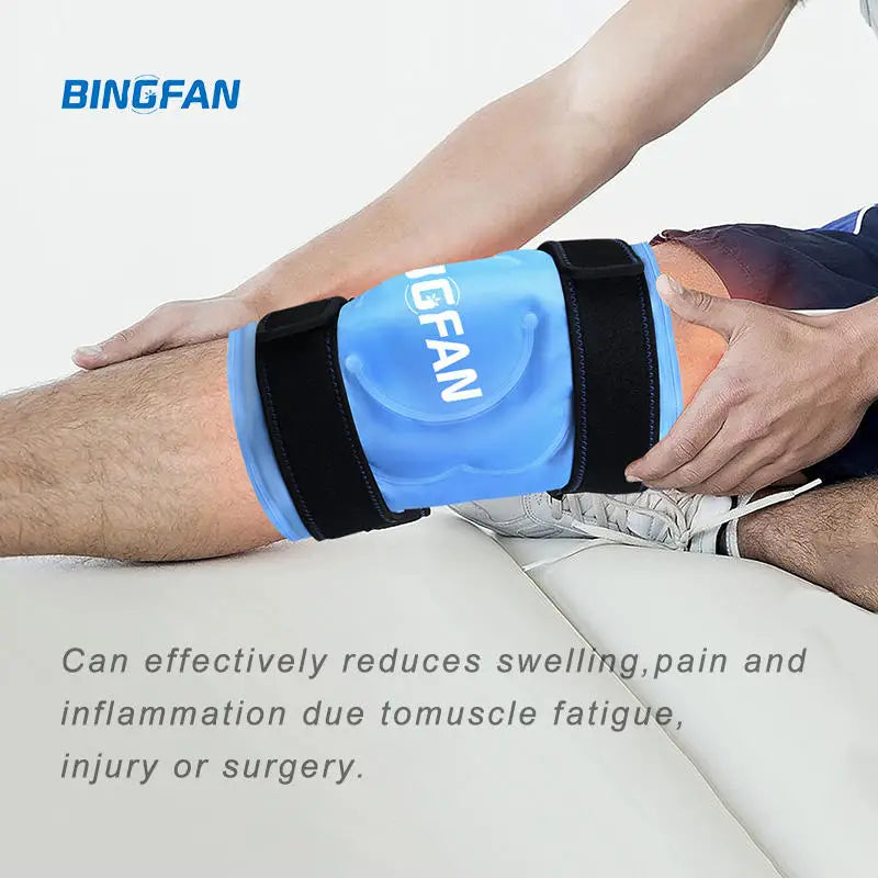 Ice Pack Knee Pain Relief Reusable Gel Ice Wrap Leg Injuries Swelling Knee Replacement Surgery Cold Compress Tool