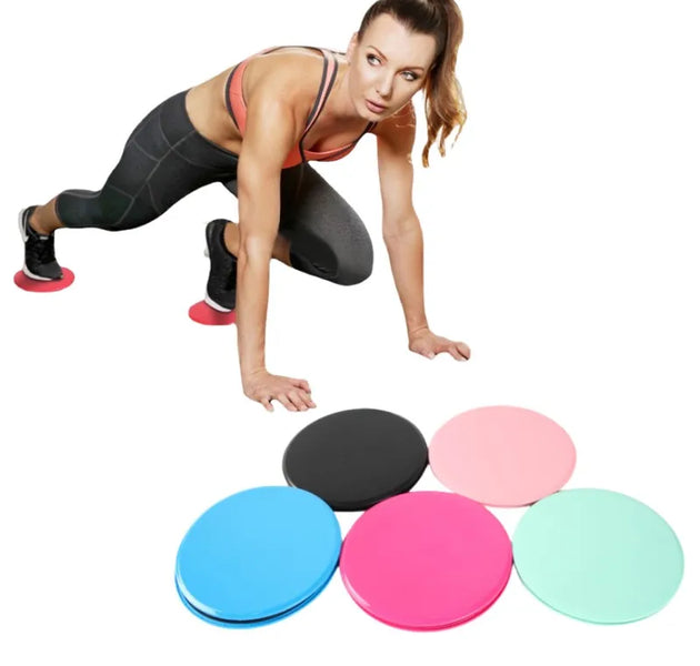 Pair Of Fitness Core Sliders Abdominal Exercise Sliding Plate Pilates Yoga Gym Discs Slider Body Muscle Training Equipment