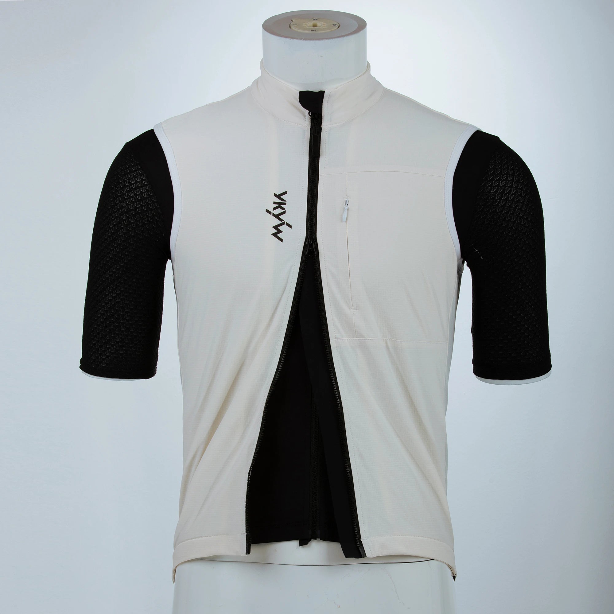 YKYW Cycling Vest Winter Waterproof Fleece Liner Rear Anti-slip Gripper Thermal Windproof Moisture Wicking 4 Pockets 7 color