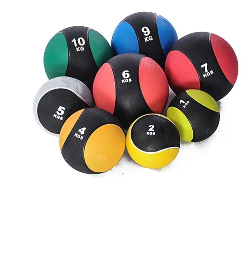 Upgrade New Rubber Medicine Ball Gravity Ball Fitness Solid Ball Exercise Arm Force Waist And Abdomen Rehabilitation Train