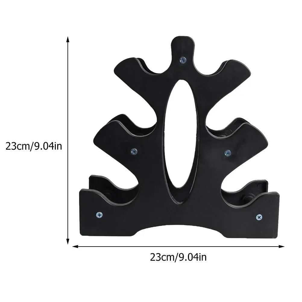 Kettlebell Rack Dumbbell Shelf Fitness Fixing Triangle Shaped Stand Dumbbell Storage Bracket Rack Holder Gym Accessories Strong
