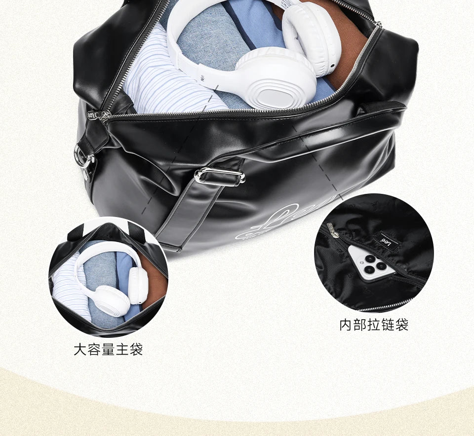 LEE Waterproof Ladies Weekend Travel Bag Women Medium Size Overnight Luggage Duffel Bag High Quality Gym Fitness Handbag School