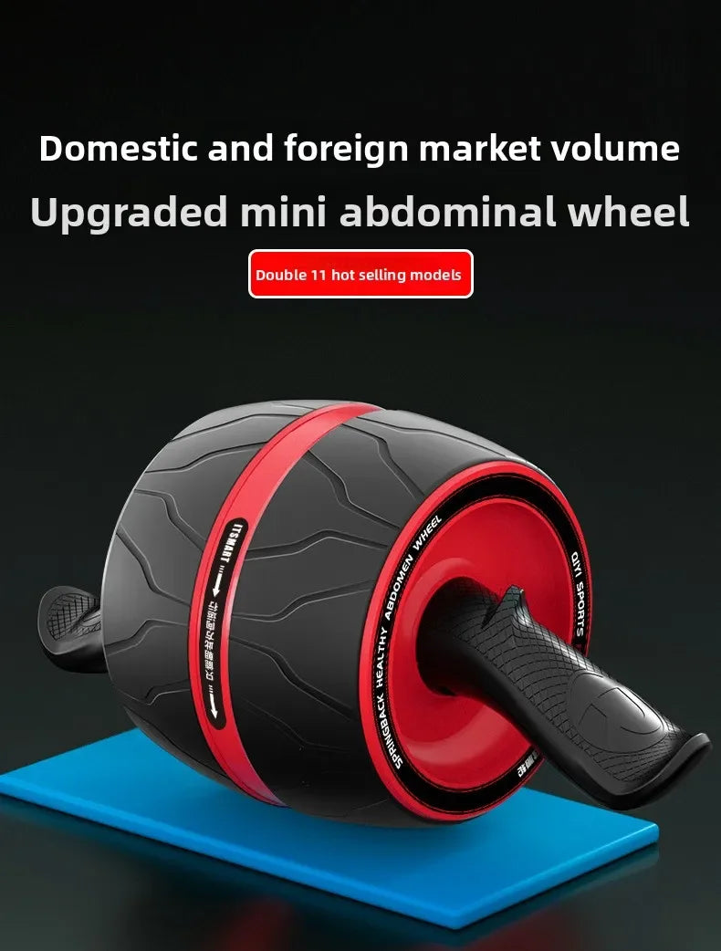 Rebound Ab Roller with Knee Pad – Home Gym Core Strength Trainer | Belly Wheel Workout for Effective Abs Exercise