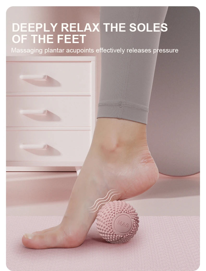 7cm Hand Magnetic Therapy Spiky Hand Foot Massage Ball Relax Body Reduce Pressure Pocket Massager Health Care Tool