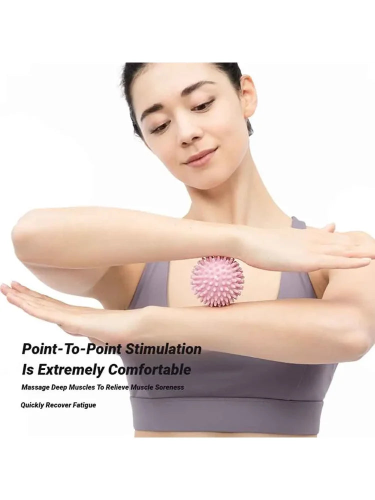 Multiple Colors Massage Ball Massager Spiky Deep Tissue Trigger Point Muscle Recovery Pain Relief Durable Hedgehog Fascia Ball
