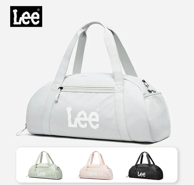 LEE Waterproof Sports Fitness Gym Bag Women Men Large Capacity Yoga Shoe Compartment Dry Pocket Luggage Travel Bag