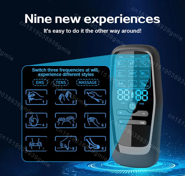 EMS Eletric Muscle Stimulation USB Physiotherapy Tens Unit Machines Pulse Impulse Mini Full Body Massager Slimming Machine